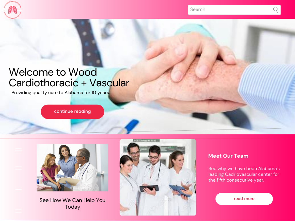 Cardio landing page